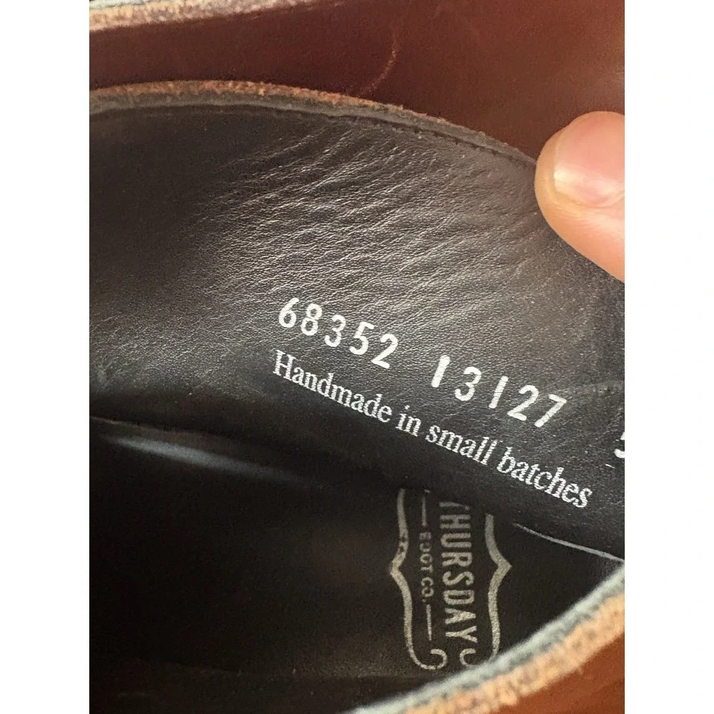 Thursday Everyday Scout Brown Leather Chukka Boots Size US 10